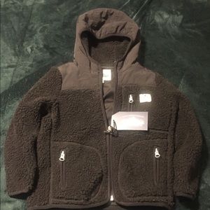 NWT Penfield kids 5/6 Carson Hooded Pile Fleece